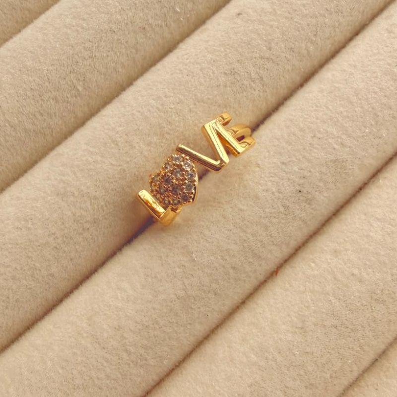 ANEL EM OURO - Nº 14 - AN072621
