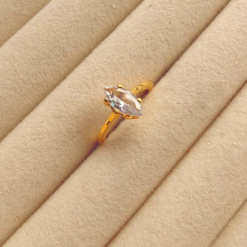 ANEL EM OURO - Nº 14 - AN072631