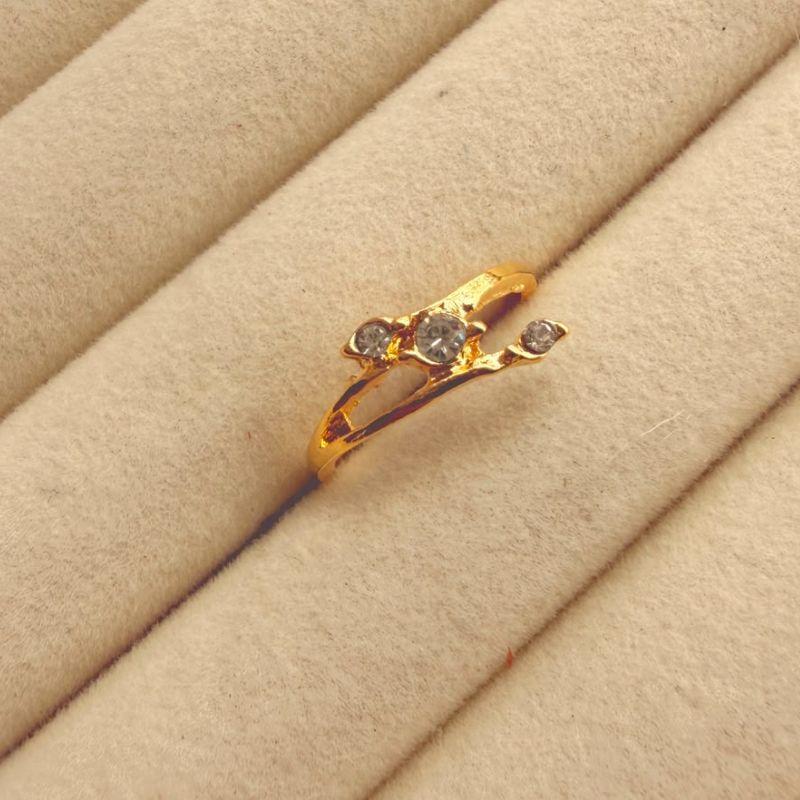 ANEL EM OURO - Nº 14 - AN072638