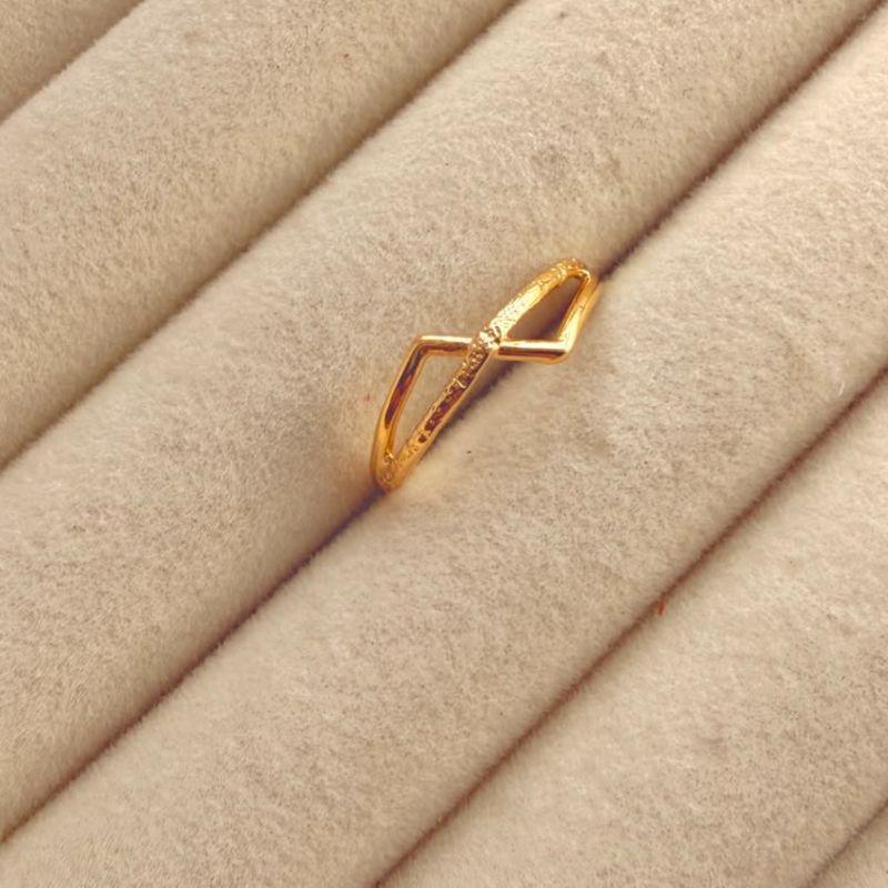 ANEL EM OURO - Nº 18 - AN072609