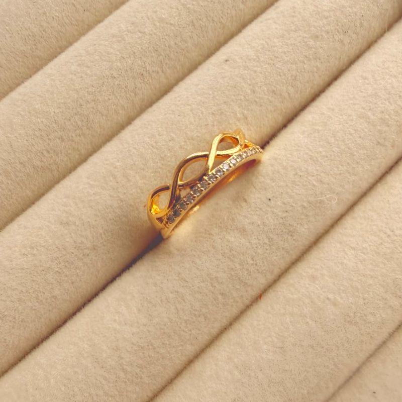 ANEL EM OURO - Nº 18 - AN072623