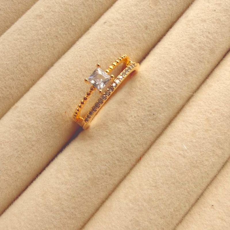 ANEL EM OURO - Nº 18 - AN072625