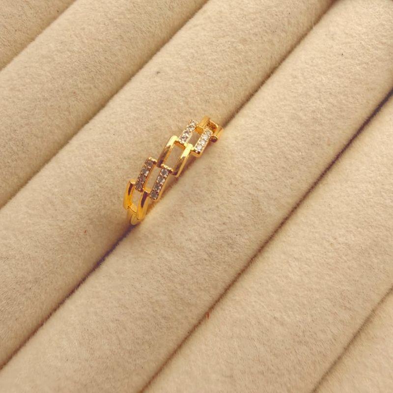 ANEL EM OURO - Nº 18 - AN072633