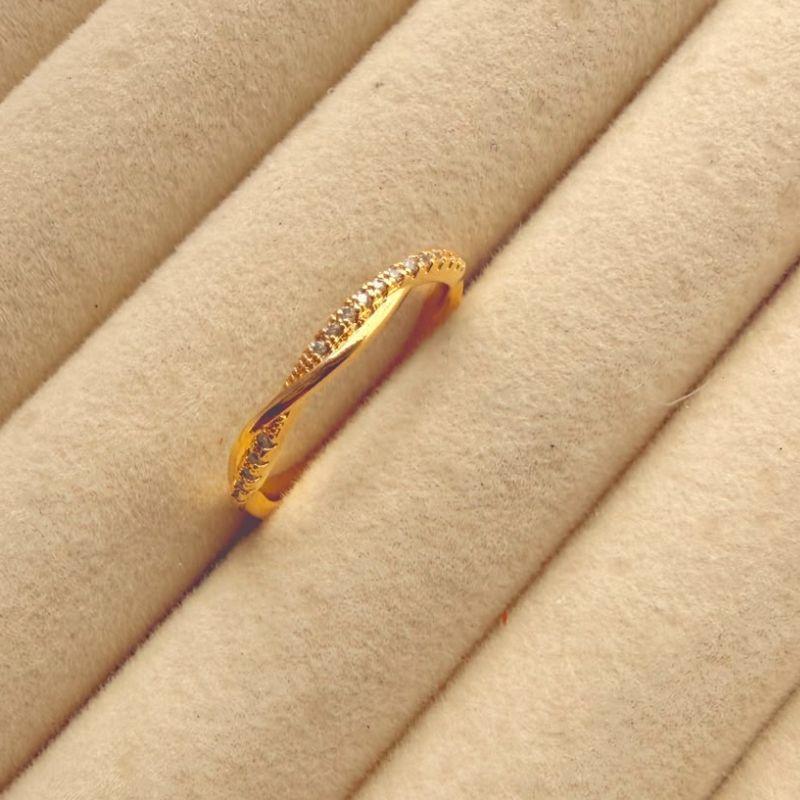 ANEL EM OURO - Nº 20 - AN072630