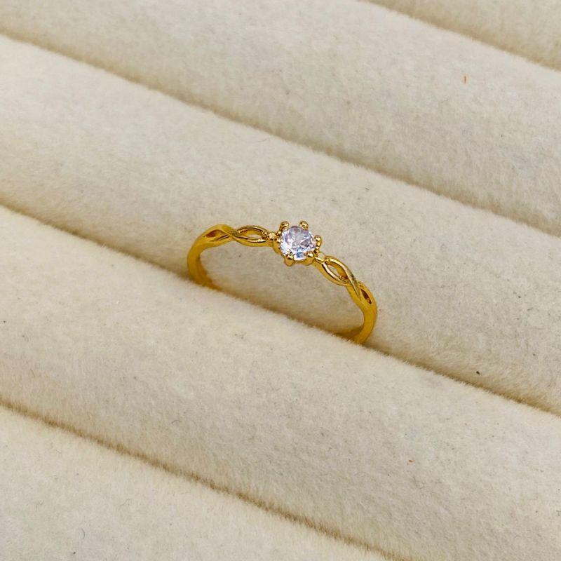 ANEL EM OURO  - Nº 22 - AN062607