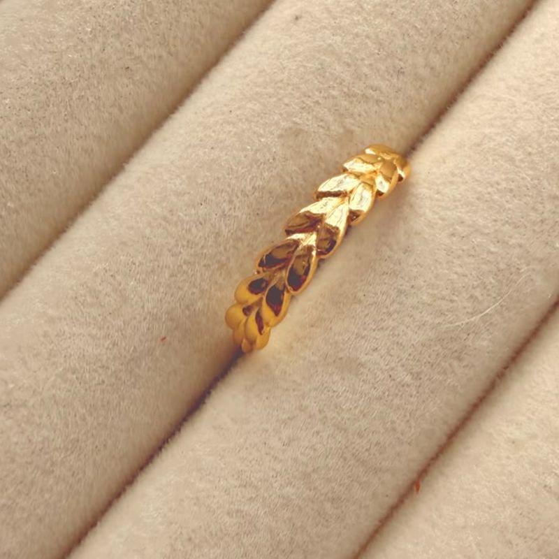 ANEL EM OURO - Nº 22 - AN072611