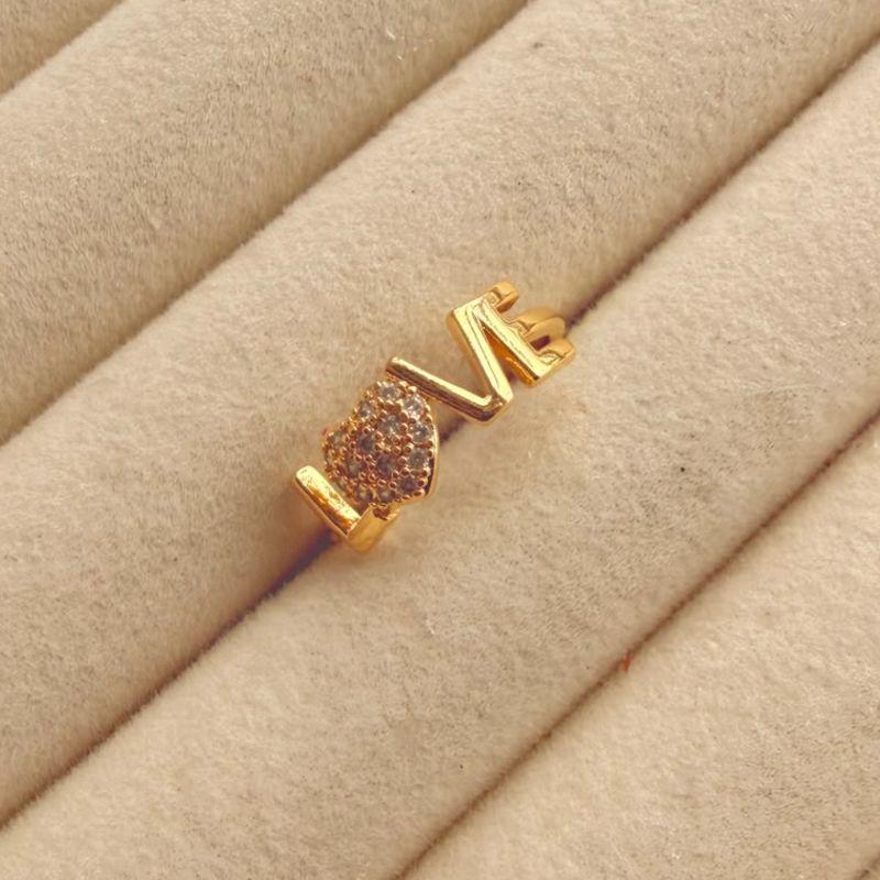 ANEL EM OURO - Nº 22 - AN072621