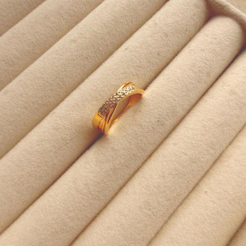 ANEL EM OURO - Nº 22 - AN072622