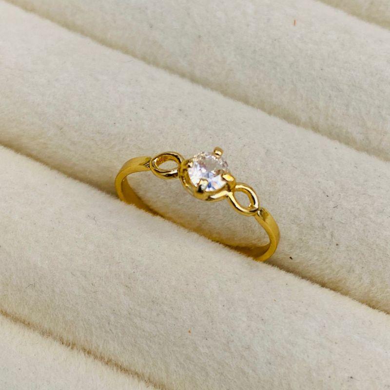 ANEL EM OURO - Nº 24 - AN062615
