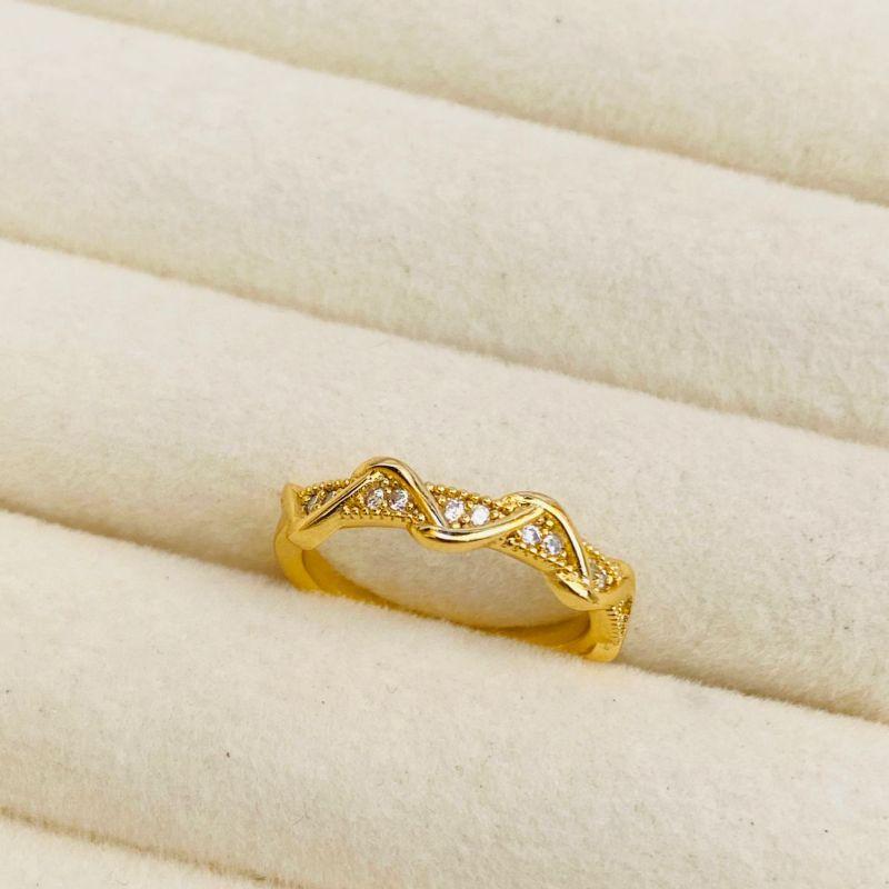 ANEL EM OURO - Nº 24 - AN062699