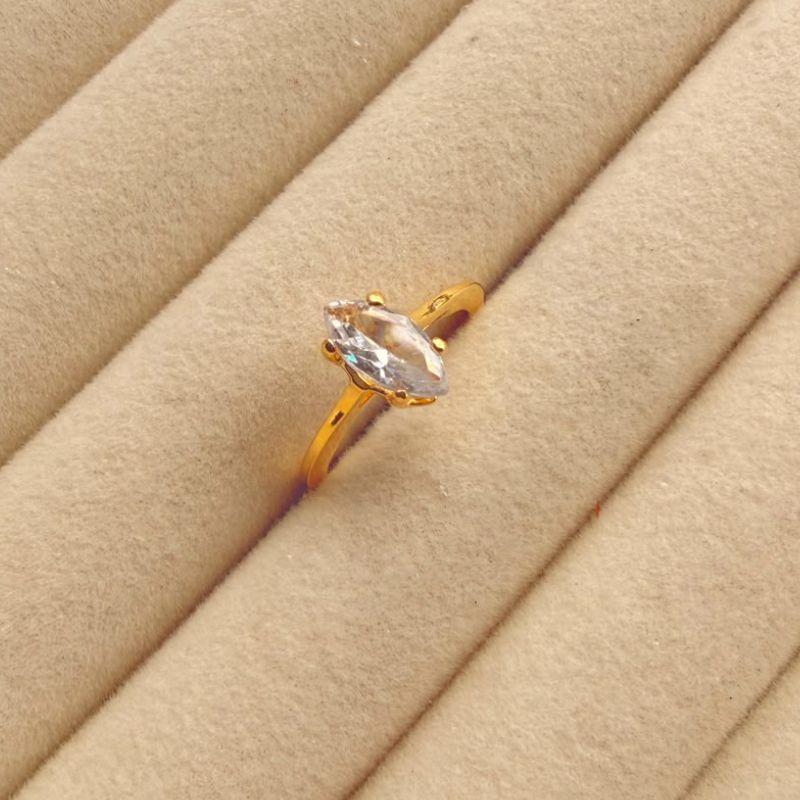 ANEL EM OURO - Nº 24 - AN072631