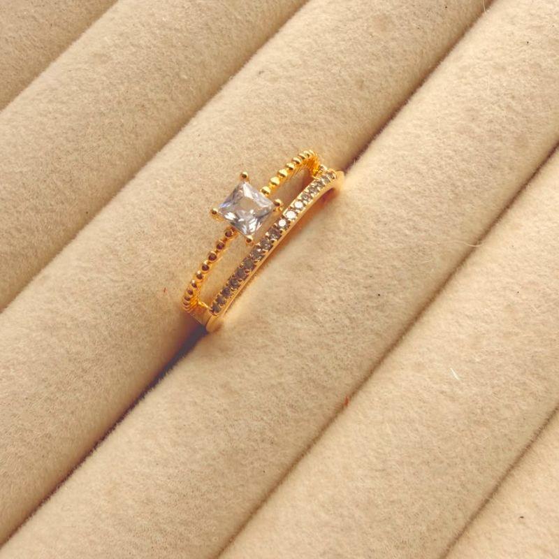 ANEL EM OURO - Nº 26 - AN072625