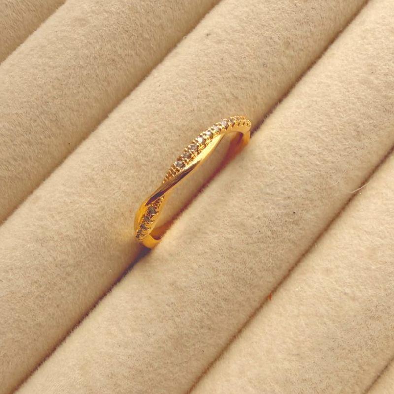 ANEL EM OURO - Nº 26 - AN072630