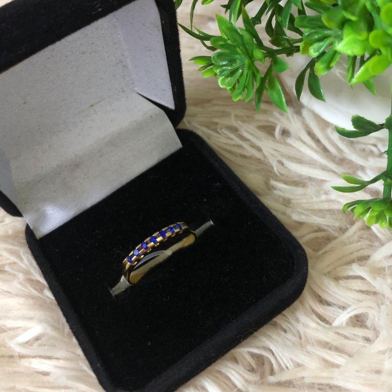 ANEL EM OURO ZIRCONIA Nº 16 - AN5260112