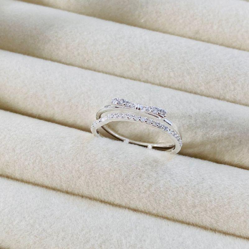 ANEL EM PRATA - Nº 18 - AN112572