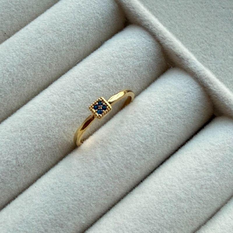 ANEL SEMIJOIA OURO N° 14 - AN5260233