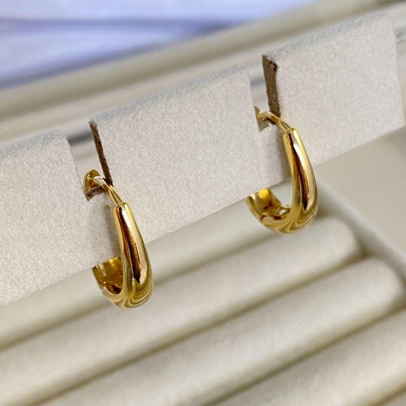 ARGOLA MEDIA EM OURO - AM062601