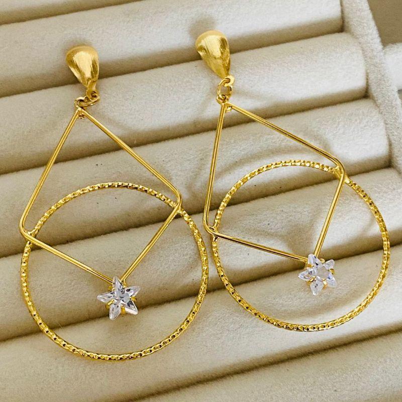 BRINCO GRANDES EM OURO - BG112513