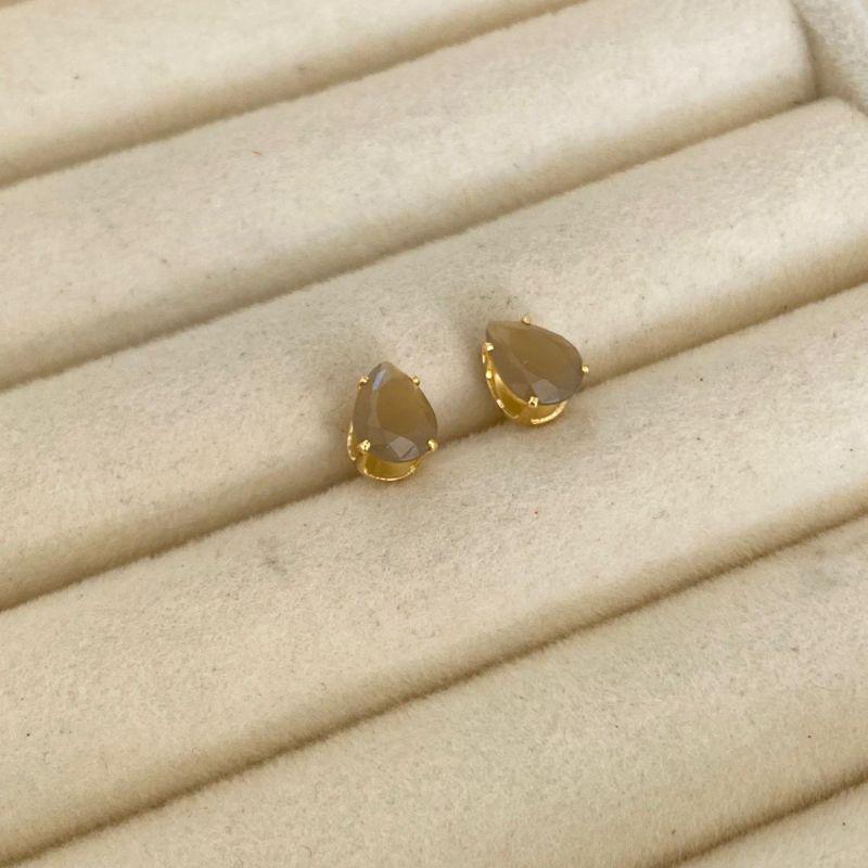 BRINCO PEQ EM OURO - MARROM- BP062661