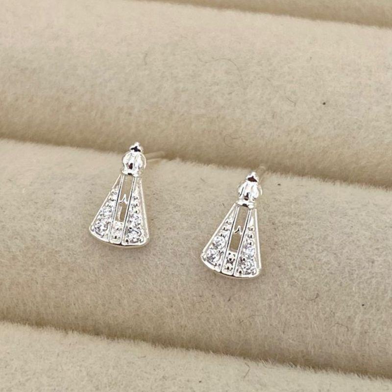BRINCO PEQUENO NSA CRISTAL EM PRATA - BP032602