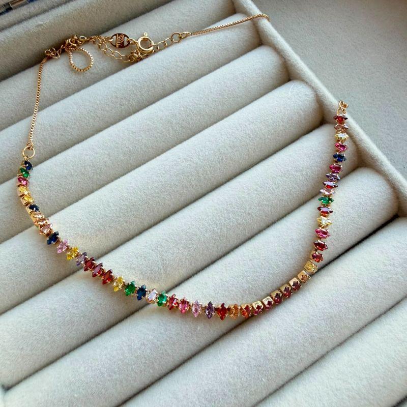 CHOKER SEMIJOIA EM OURO - CK525216