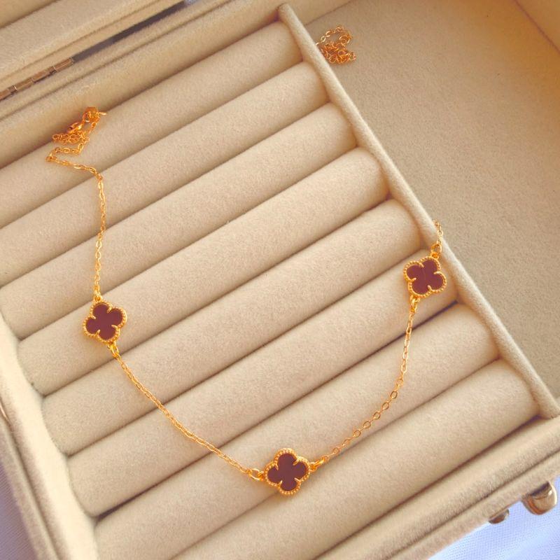 COLAR EM OURO TREVO - CL072609