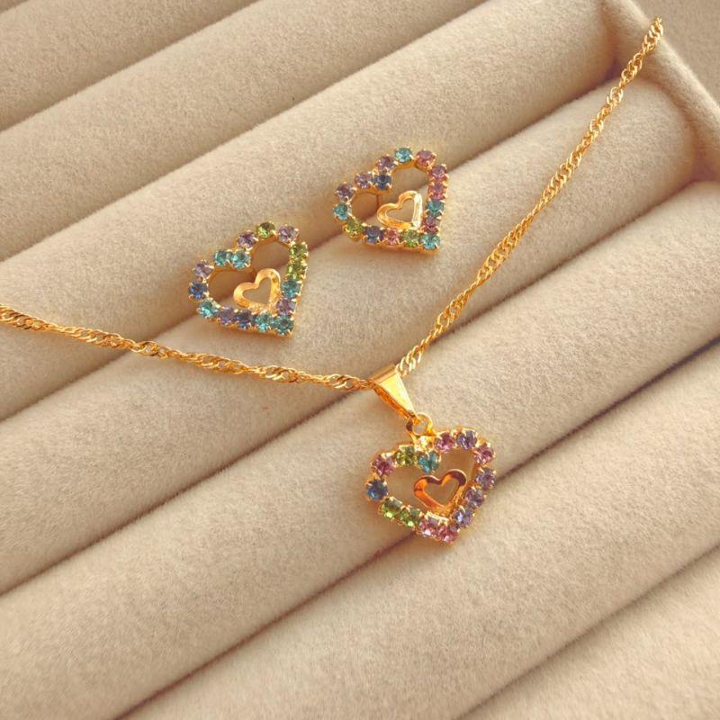 CONJUNTO G EM OURO - COLOR - CJ072636