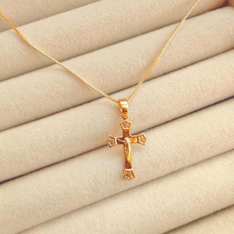 CORRENTE MAS C/ PING EM OURO - CP072605