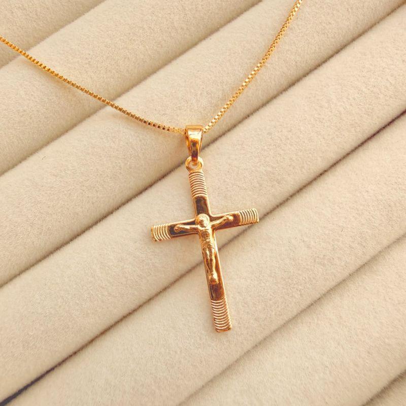 CORRENTE MAS C/ PING EM OURO - CP072607