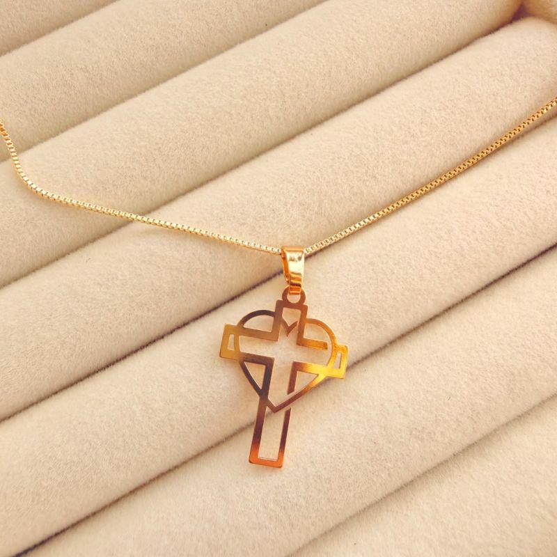 CORRENTE MAS C/ PING EM OURO - CP072609