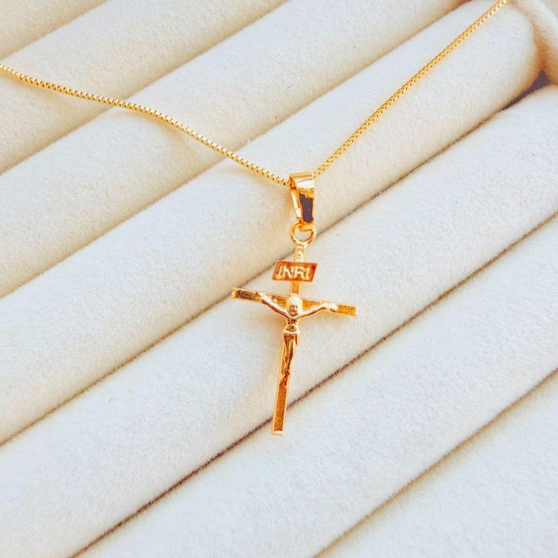 CORRENTE MAS C/ PING EM OURO - CP072611