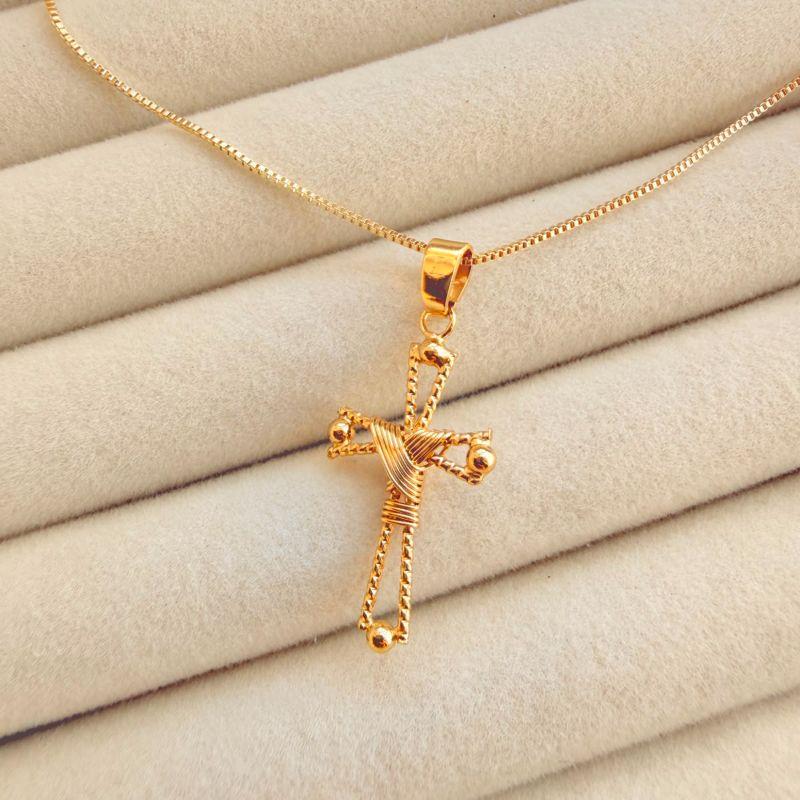 CORRENTE MAS C/ PING EM OURO - CP072633