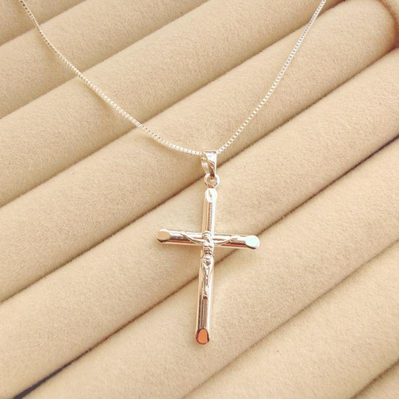 CORRENTE MAS C/ PING EM PRATA - CP072616