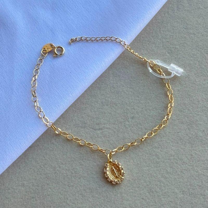 PULSEIRA FEM SEMIJOIA EM OURO - PF577020