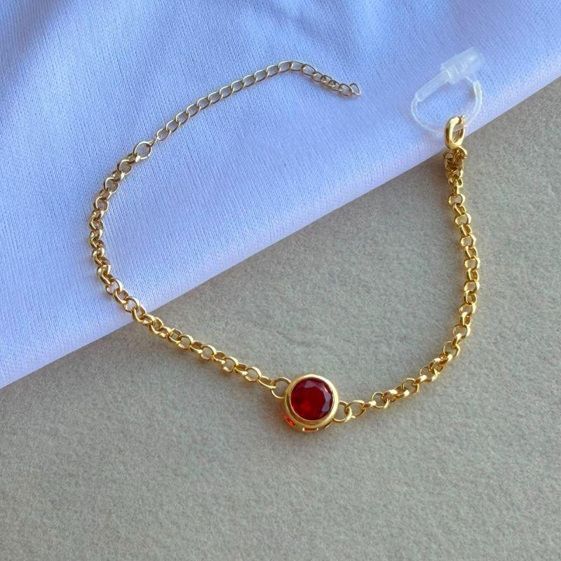 PULSEIRA FEM SEMIJOIA EM OURO - PF577022