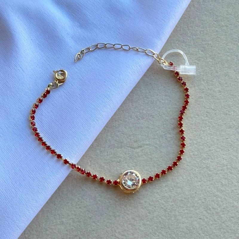 PULSEIRA FEM SEMIJOIA EM OURO - PF577024