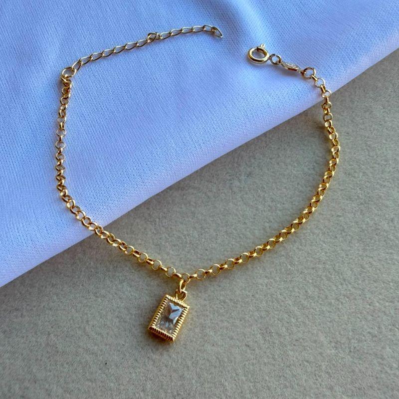 PULSEIRA FEM SEMIJOIA EM OURO - PF577029