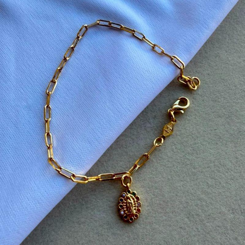 PULSEIRA FEM SEMIJOIA EM OURO - PF577046