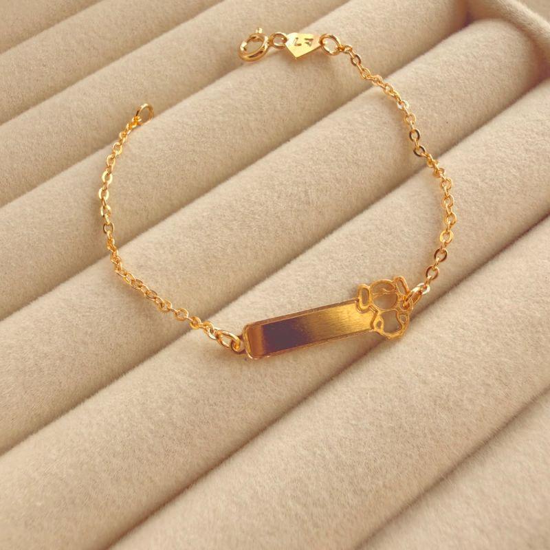 PULSEIRA INF EM OURO - MENINA - PT072605
