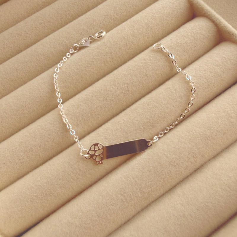 PULSEIRA INF EM PRATA - MENINO - PT072606