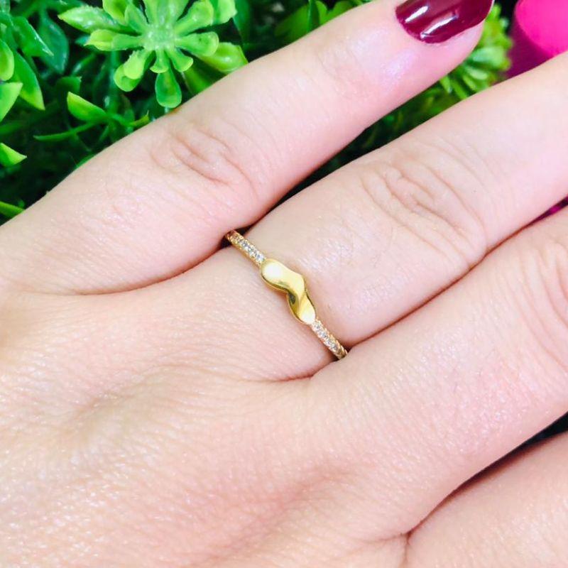 ANEL EM OURO - 20 - AN102515