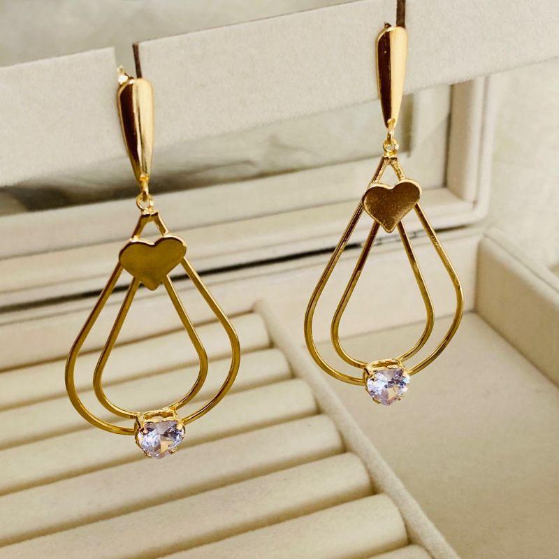 BRINCO GRANDE EM OURO - BG022607