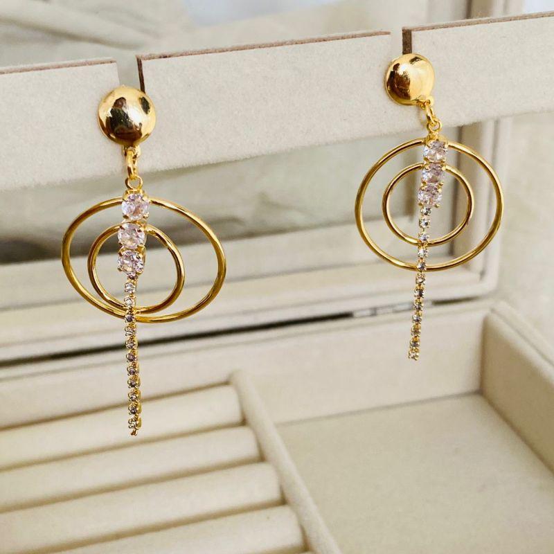 BRINCO GRANDE EM OURO - BG022608