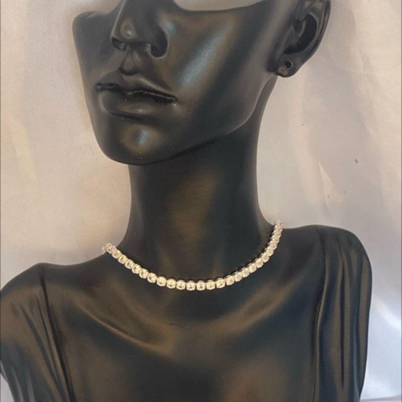 CHOCKER REVIEIRA EM PRATA - CK122401