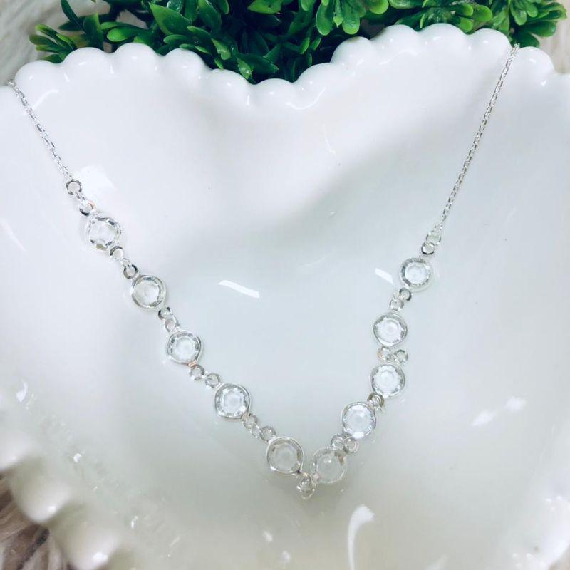 COLAR EM PRATA PONTOS DE LUZ - CL092519