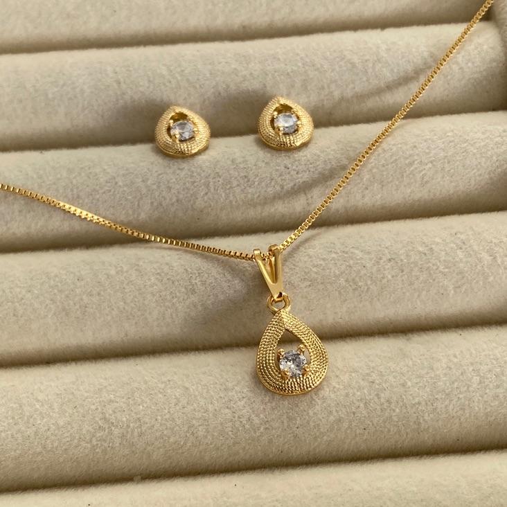 CONJUNTO EM OURO - CJ062605