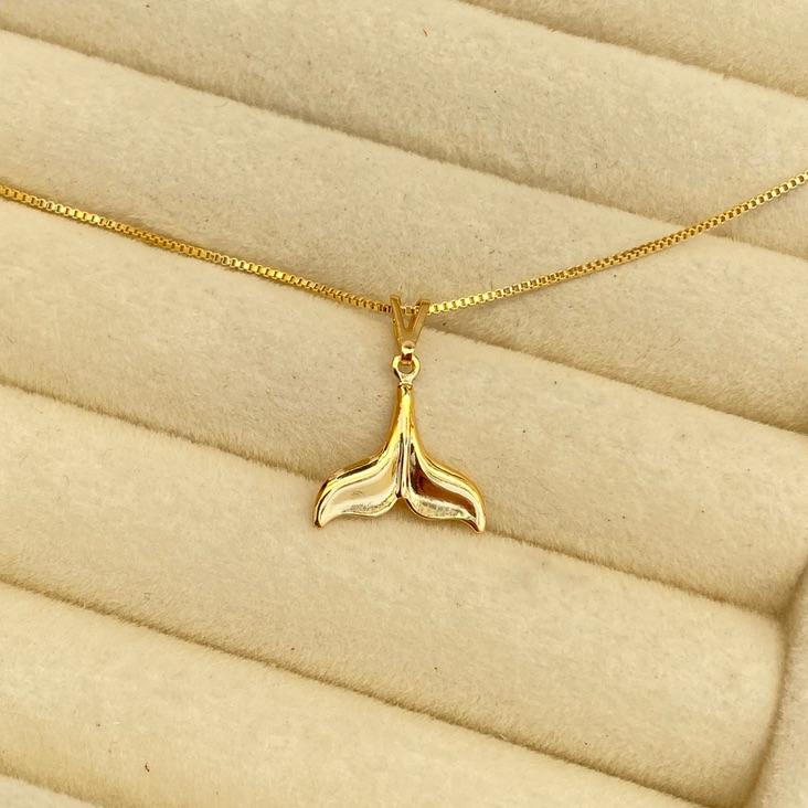 CORRENTE C/ PINGENTE EM OURO - GG062603