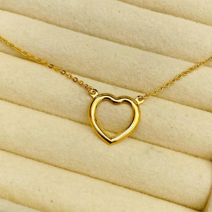 CORRENTE C/ PINGENTE EM OURO - GG062605