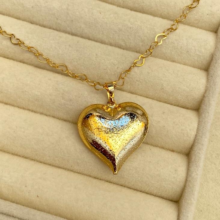 CORRENTE C/ PINGENTE EM OURO - GG062631
