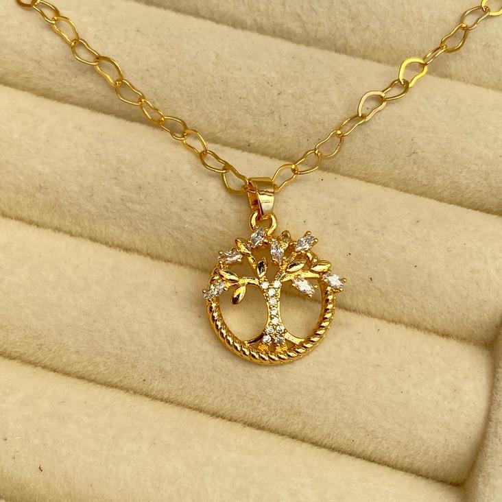 CORRENTE C/ PINGENTE EM OURO - GG062637